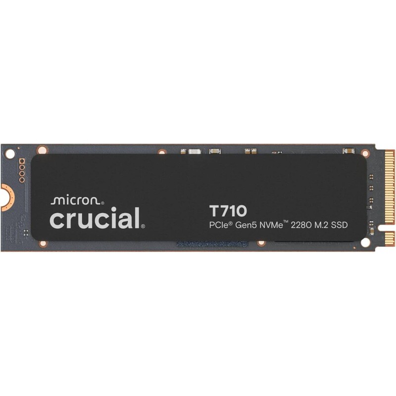 Накопичувач SSD 1TB Crucial T710 M.2 2280 NVMe PCIe 5.0 x4 3D NAND (CT1000T710SSD8)