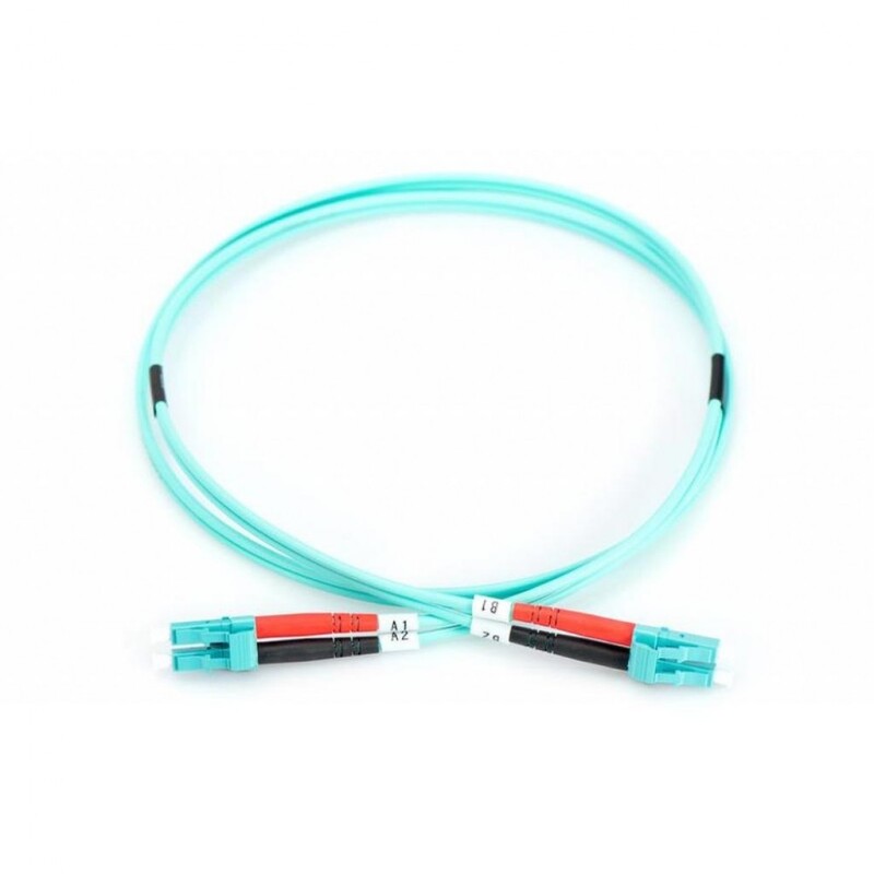 Оптический патч-корд Digitus LC-LC, 50/125, OM3, duplex, 3м (DK-2533-03/3)