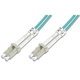 Оптичний патч-корд Digitus LC/UPC-LC/UPC, 50/125, OM3, duplex, 15м (DK-2533-15/3)
