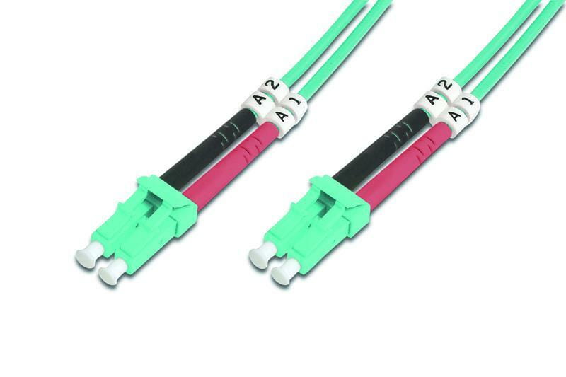 Оптический патч-корд Digitus LC/UPC-LC/UPC, 50/125, OM3, duplex, 15м (DK-2533-15/3)