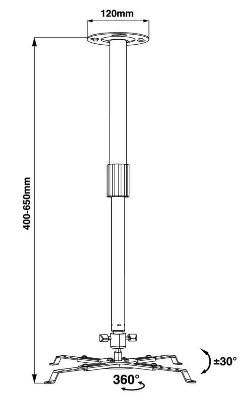 Крепление для проектора Walfix PB-15B