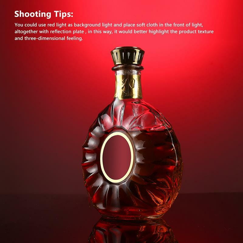 Фон акриловий для предметної зйомки Puluz 30 см, чорний (PU5330B)