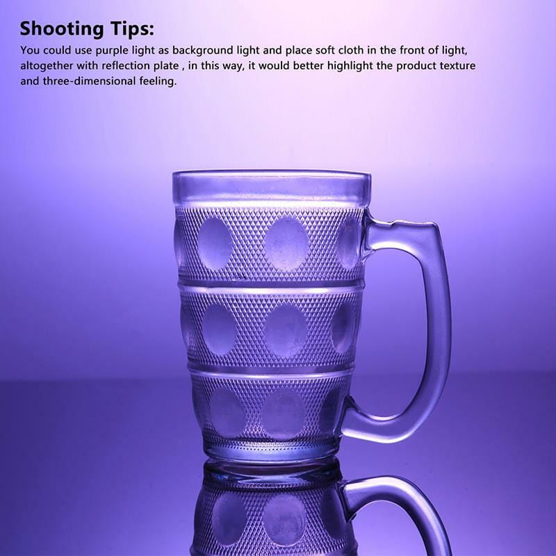 Фон акриловий для предметної зйомки Puluz 30 см, білий (PU5330W)