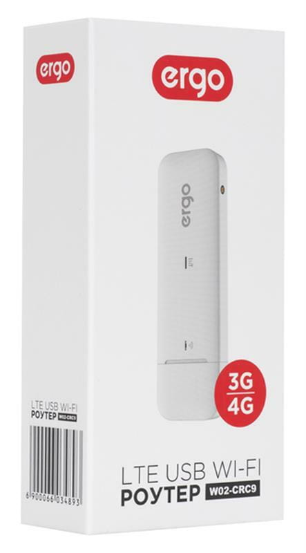 3G/4G USB Модем Ergo W02-CRC9 White