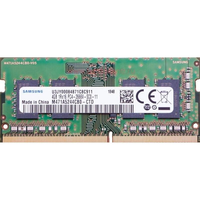 Модуль памяти SO-DIMM 4GB/2666 DDR4 Samsung (M471A5244CB0-CTD)
