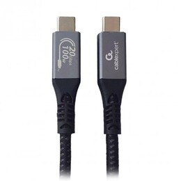 Кабель Cablexpert USB Type-C - USB Type-C (M/М), 100 Вт, 0.5 м, чорний (CCBP-USB3-CMCM100-0.5M)
