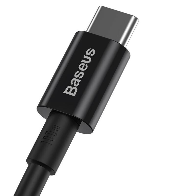 Кабель Baseus Superior Fast Charging USB Type-C - USB Type-C (M/M), 2 м, Black (CATYS-C02)