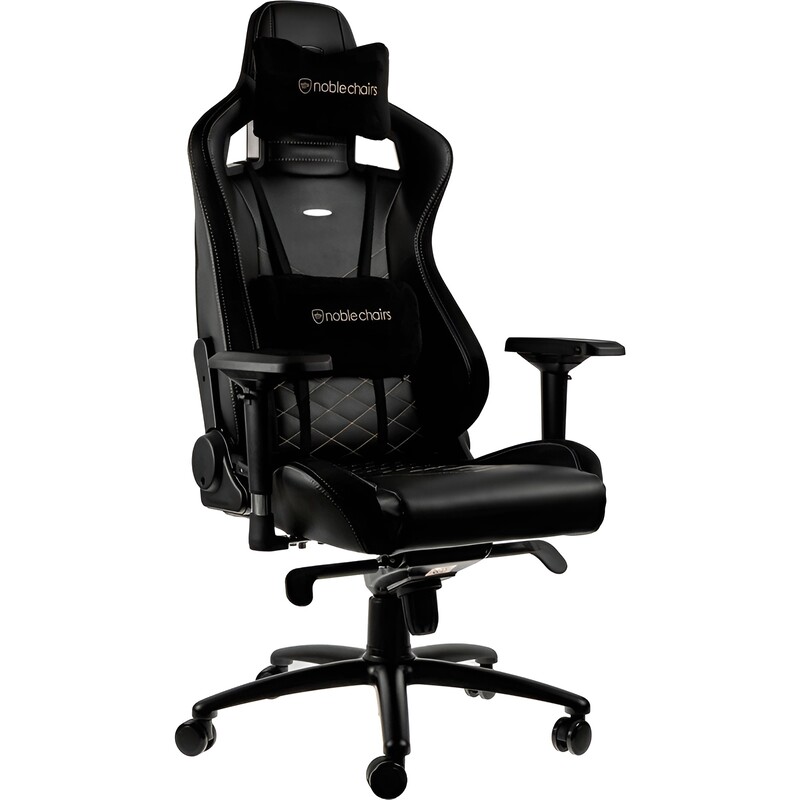 Крісло для геймерів Noblechairs Epic Black/Gold (NBL-PU-GOL-002)