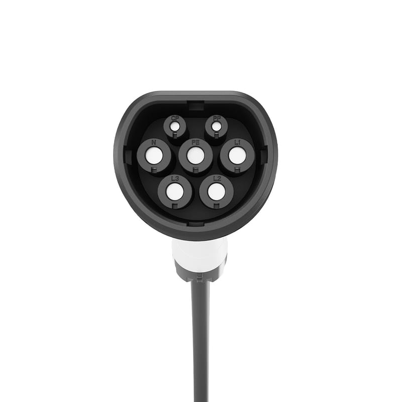 Кабель EnerGenie для зарядки электромобиля Type 2,3х32А (22КВт), 3-фазный (EV-T2MF-22KW-8M)