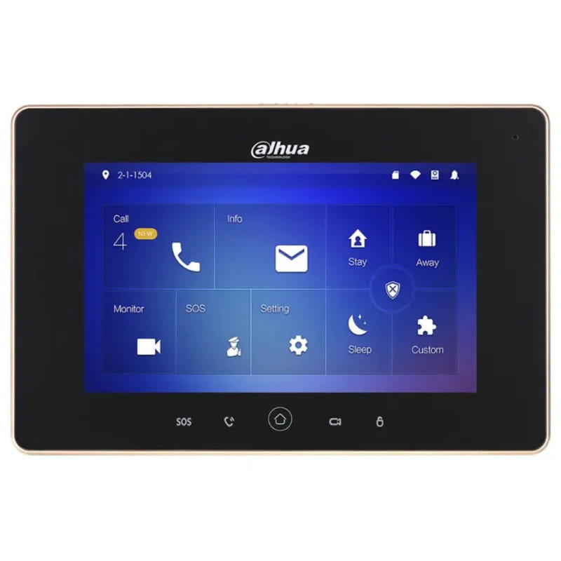 IP-відеодомофон Dahua DHI-VTH5221D-S2 Black