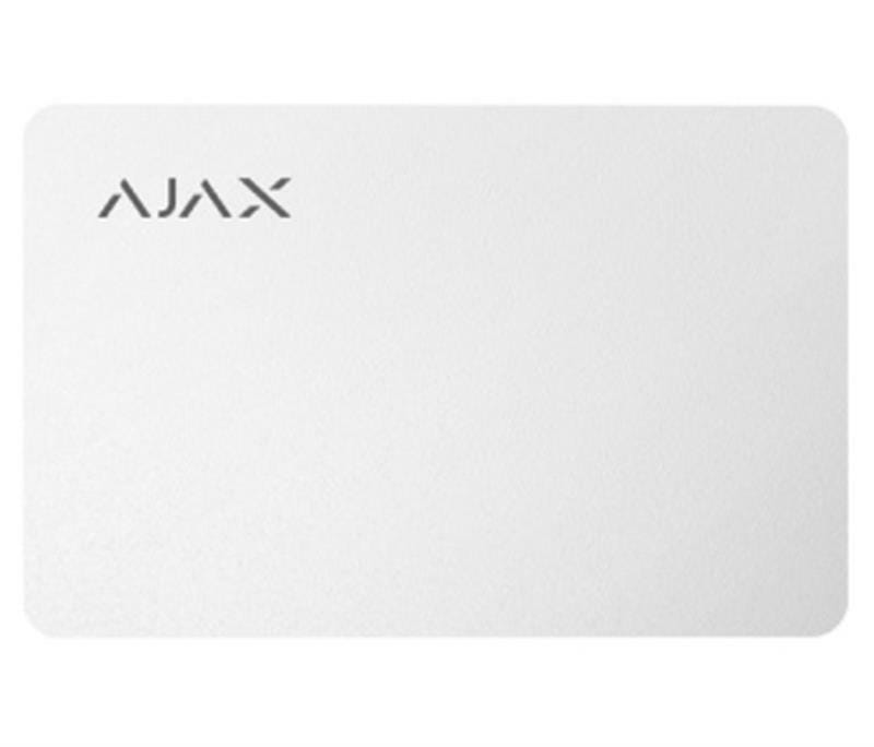 Безконтактна картка Ajax Pass white (10шт) (23500.89.WH)
