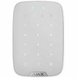 Беспроводная сенсорная клавиатура Ajax KeyPad Plus white (26078.83.WH)