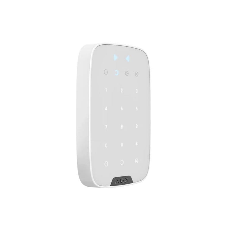 Беспроводная сенсорная клавиатура Ajax KeyPad Plus white (26078.83.WH)