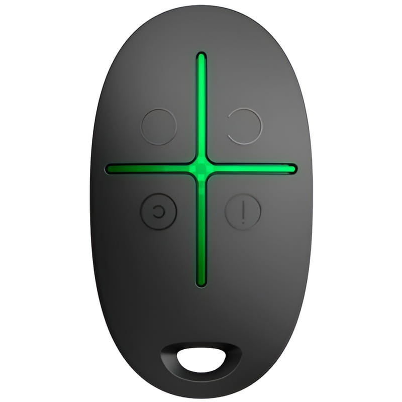 Брелок с тревожной кнопкой Ajax SpaceControl (black) 6108.04.BL1