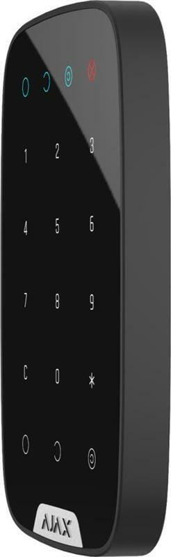 Бездротова сенсорна клавіатура Ajax KeyPad Black (8722.12.BL1/38248.12.BL1)