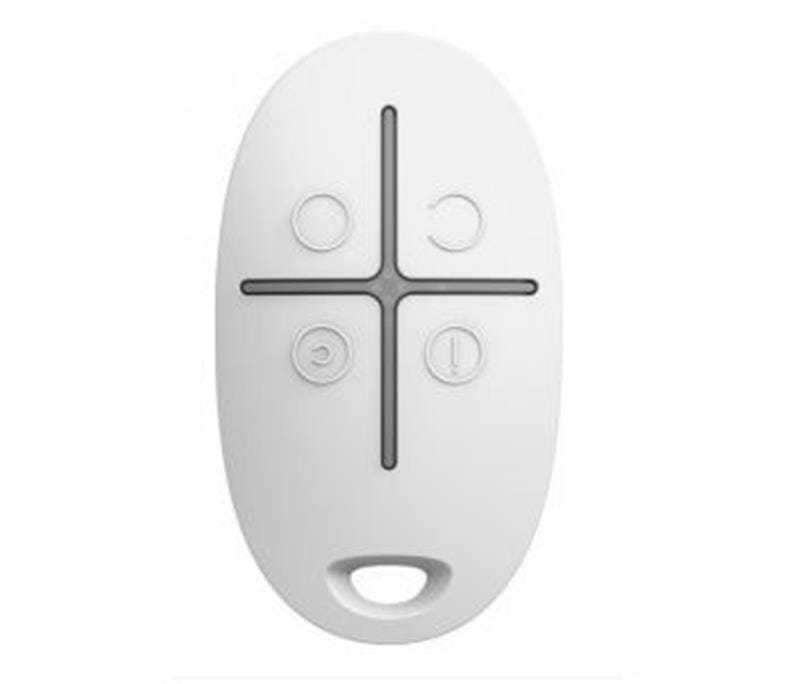 Брелок с тревожной кнопкой Ajax SpaceControl (white) 6267.04.WH1