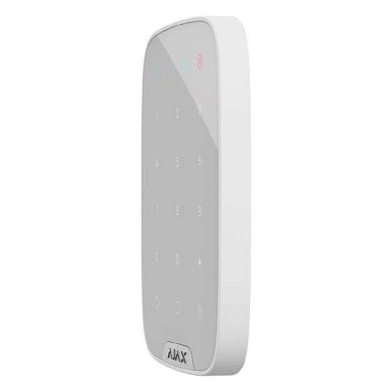 Беспроводная сенсорная клавиатура Ajax KeyPad White (8706.12.WH1/38249.12.WH1)