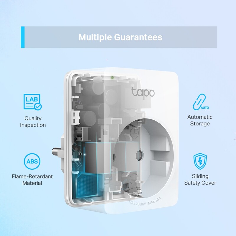 Интеллектуальная розетка TP-Link Tapo P100-4-pack