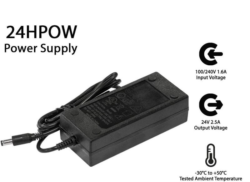 Блок питания Mikrotik 24HPOW (24V, 2.5A, питание для любых RouterBOARD моделей)