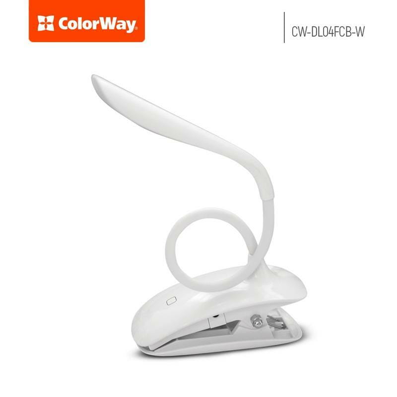Настільна лампа LED ColorWay CW-DL04FCB-W White