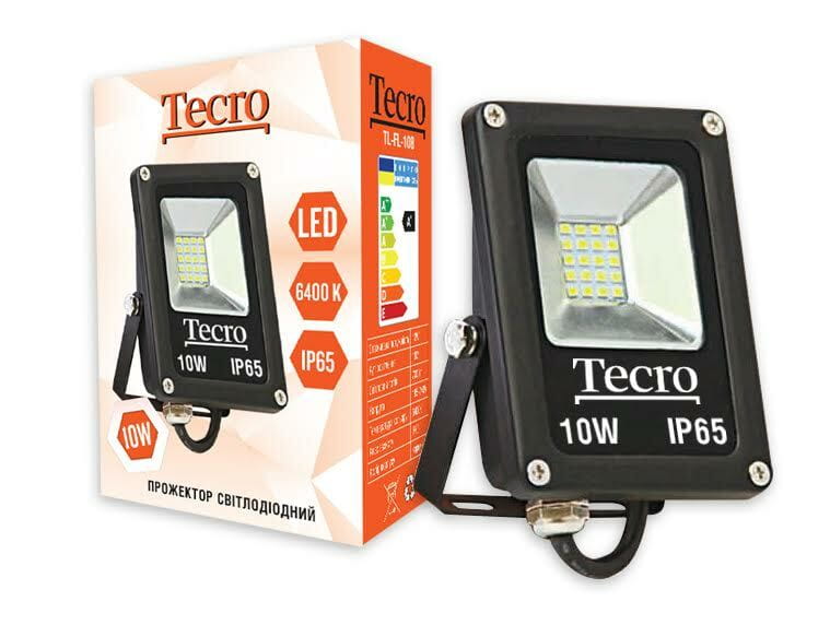 Світлодіодний прожектор Tecro TL-FL-10B 10W 6400K