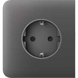 Бічна панель для вбудованої розетки Ajax SideCover for Outlet Basic Grey