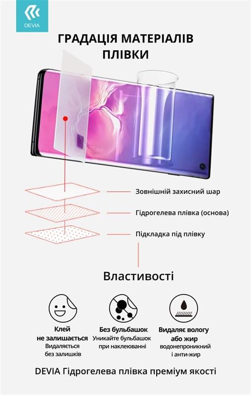 Защитная пленка Devia для Samsung Galaxy A52s SM-A528 (DV-SM-A52s5gU) матовая