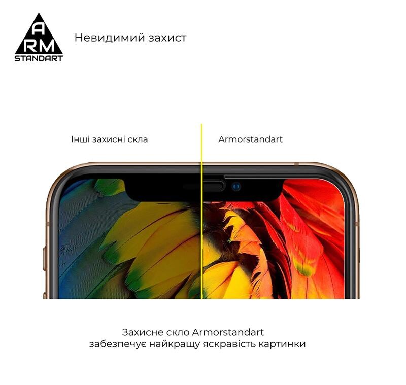 Защитное стекло Armorstandart Full Glue для Samsung Galaxy A71 SM-A715 Black (ARM56895)