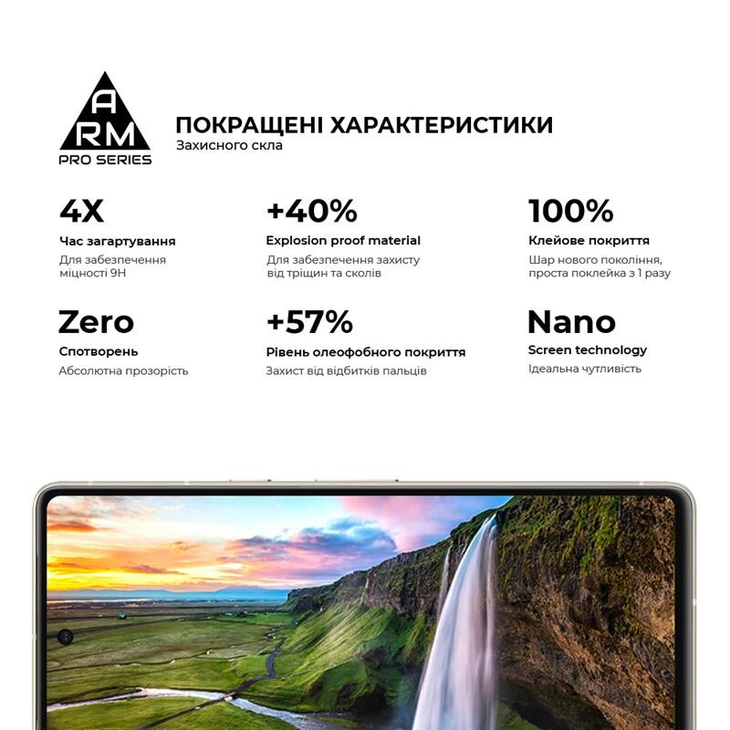 Захисне скло Armorstandart Pro для Google Pixel 7 Black (ARM65230)