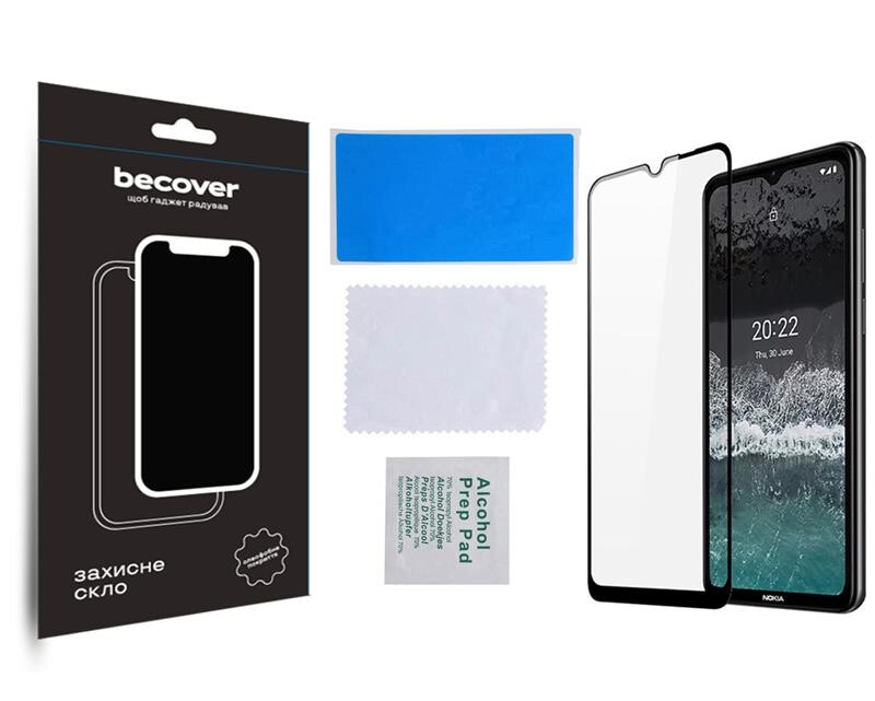 Захисне скло BeCover для Nokia C21 Black (709741)