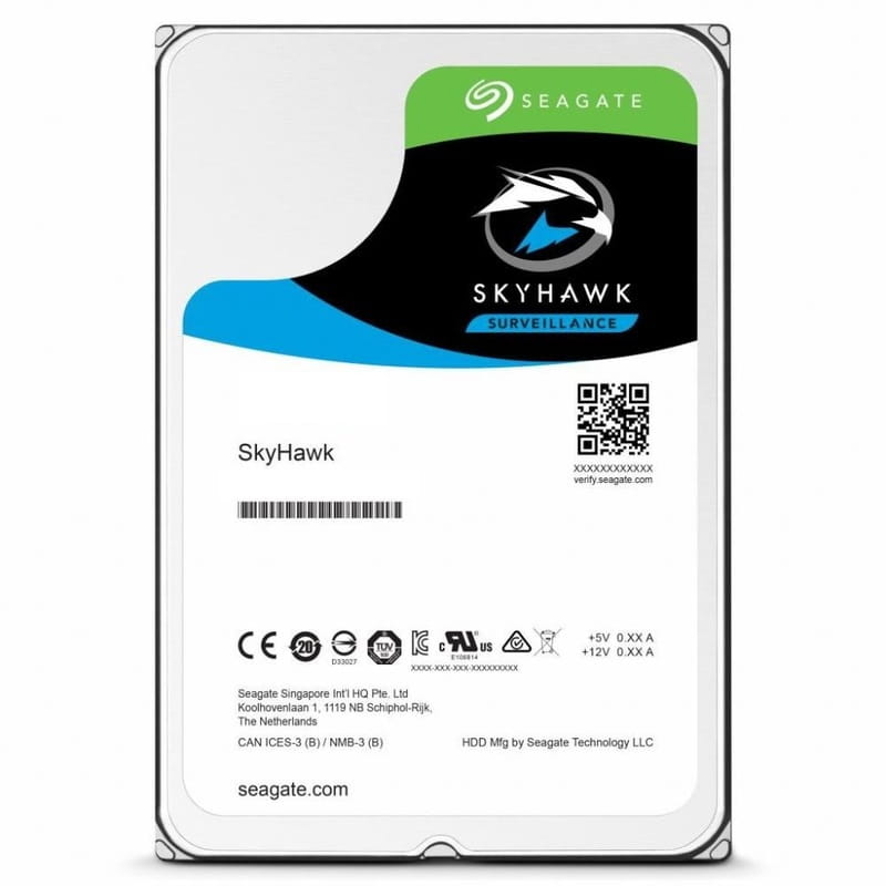 Накопитель HDD SATA 4.0TB Seagate SkyHawk Surveillance 7200rpm 256MB (ST4000VX005)