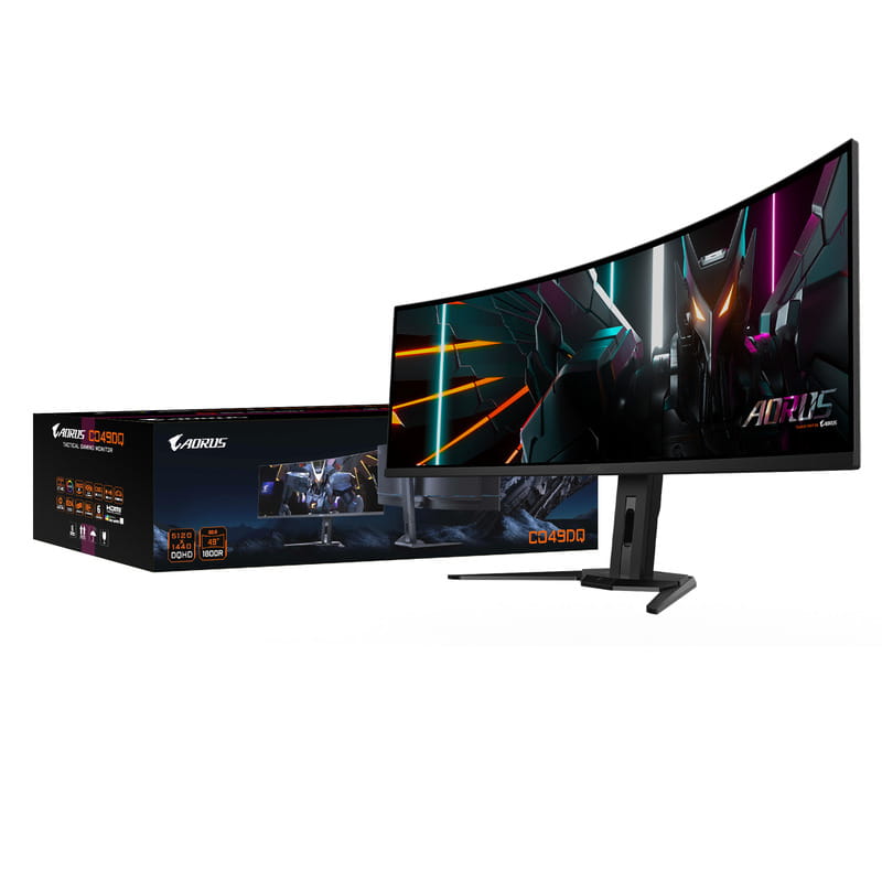 Монитор Gigabyte 49" Aorus CO49DQ OLED Black Curved 144Hz