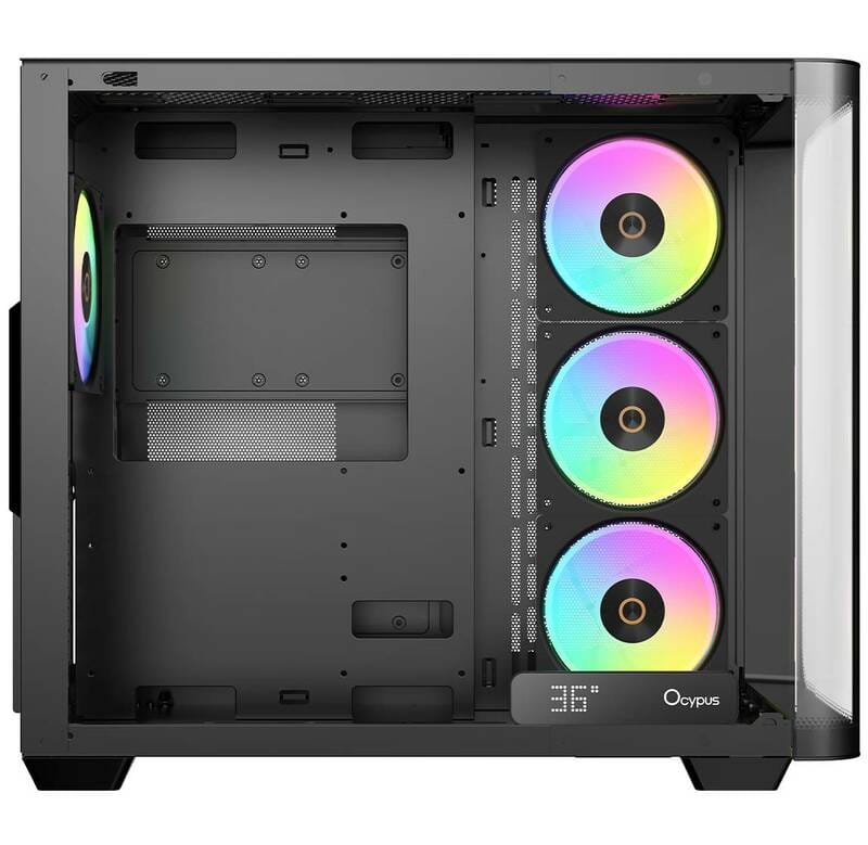 Корпус Ocypus Iota C70 Curve ARGB Black (IOTA-C70-BKD400CD-GL)