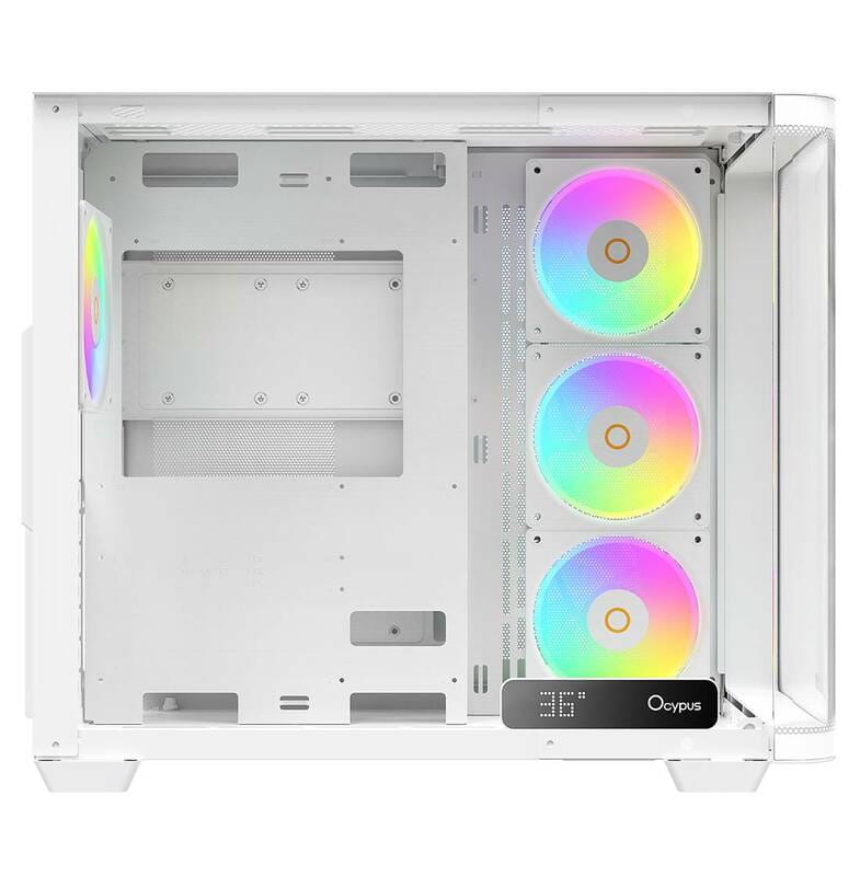 Корпус Ocypus Iota C70 Curve ARGB White (IOTA-C70-WHD400CD-GL)
