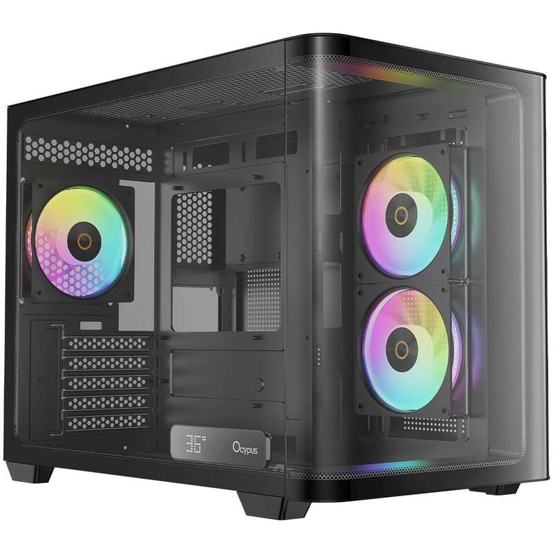 Корпус Ocypus Iota C50 Curve ARGB Black (OTA-C50-BKD300CD-GL)