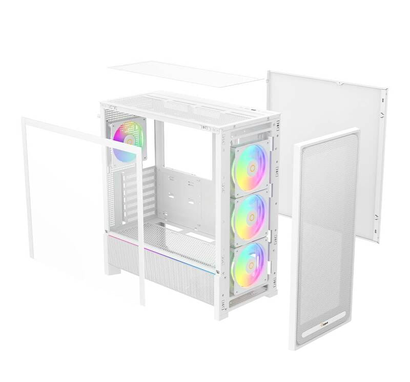 Корпус Ocypus Delta C70 ARGB White (DELTA-C70-WHG400XX-GL)
