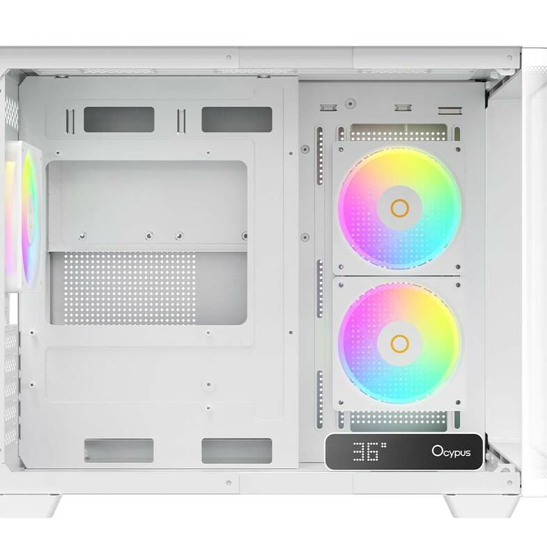 Корпус Ocypus Iota C50 Curve ARGB White (IOTA-C50-WHD300CD-GL)
