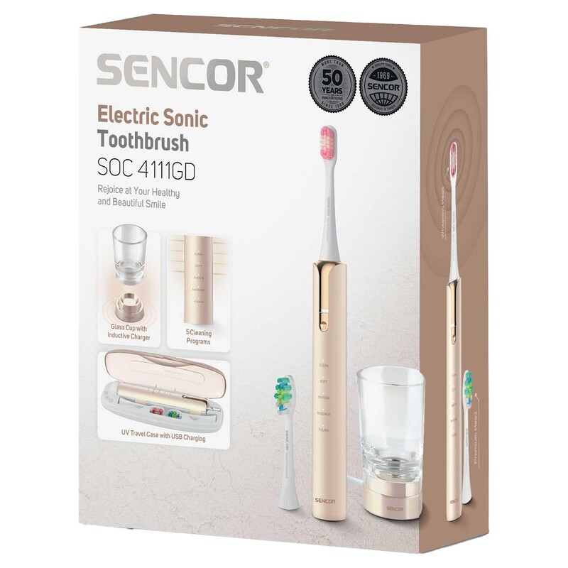 Зубная электрощетка Sencor SOC 4111GD