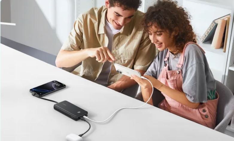 Універсальна мобільна батарея Anker Zolo 20000mAh 22.5W Black (A110EH11)