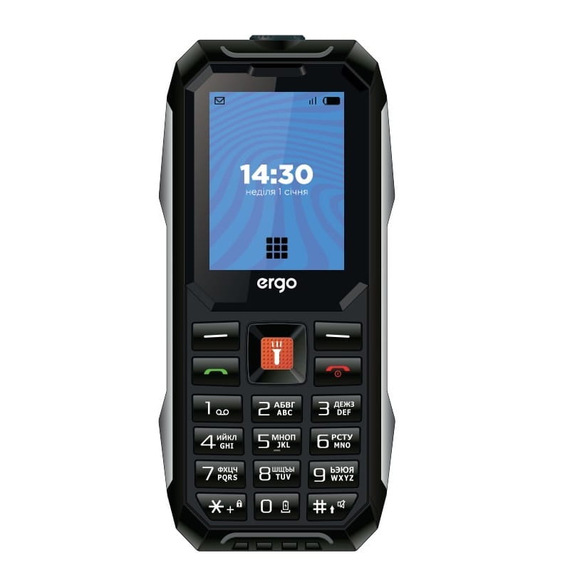 Мобильный телефон Ergo E182 Dual Sim Black