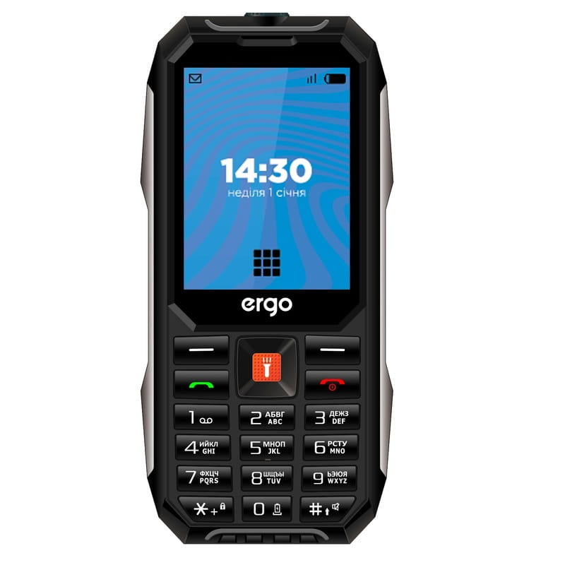 Мобильный телефон Ergo E283 Dual Sim Black