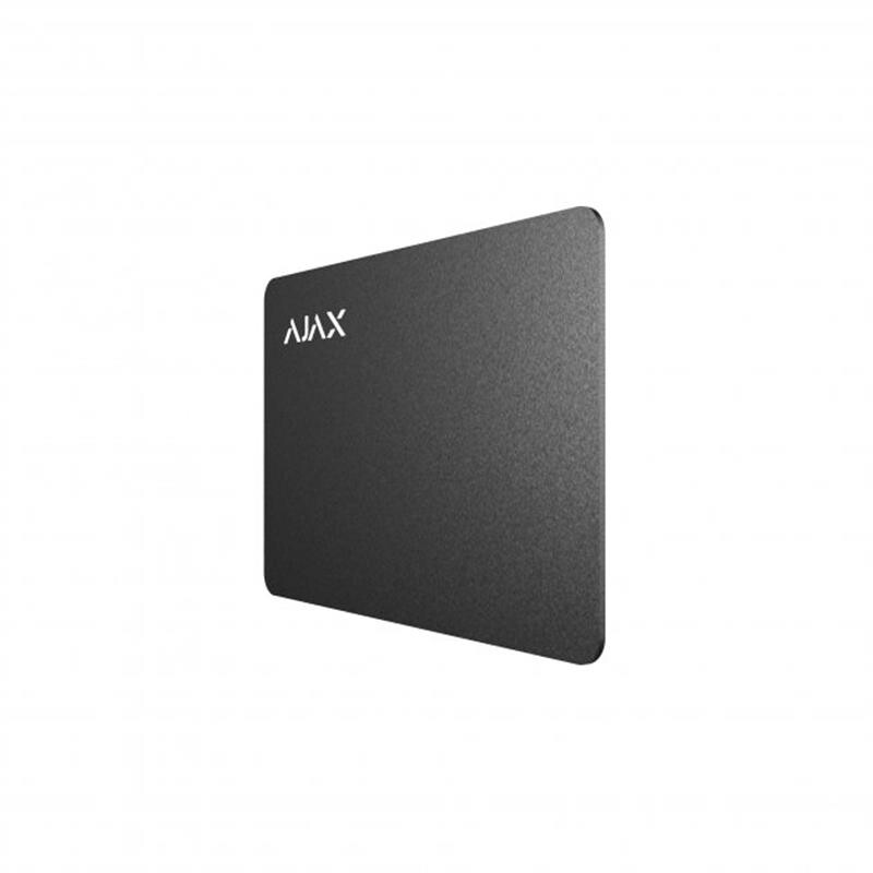 Безконтактна картка Ajax Pass Black (10шт) для клавіатури KeyPad Plus