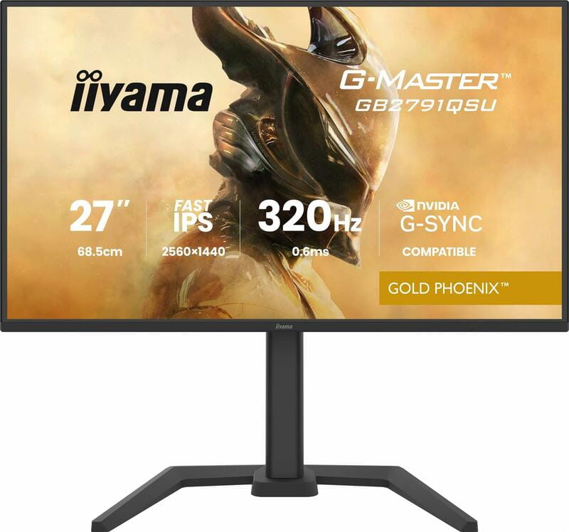 Монитор Iiyama 27" G-Master GB2791QSU-B1 IPS Black 320Hz