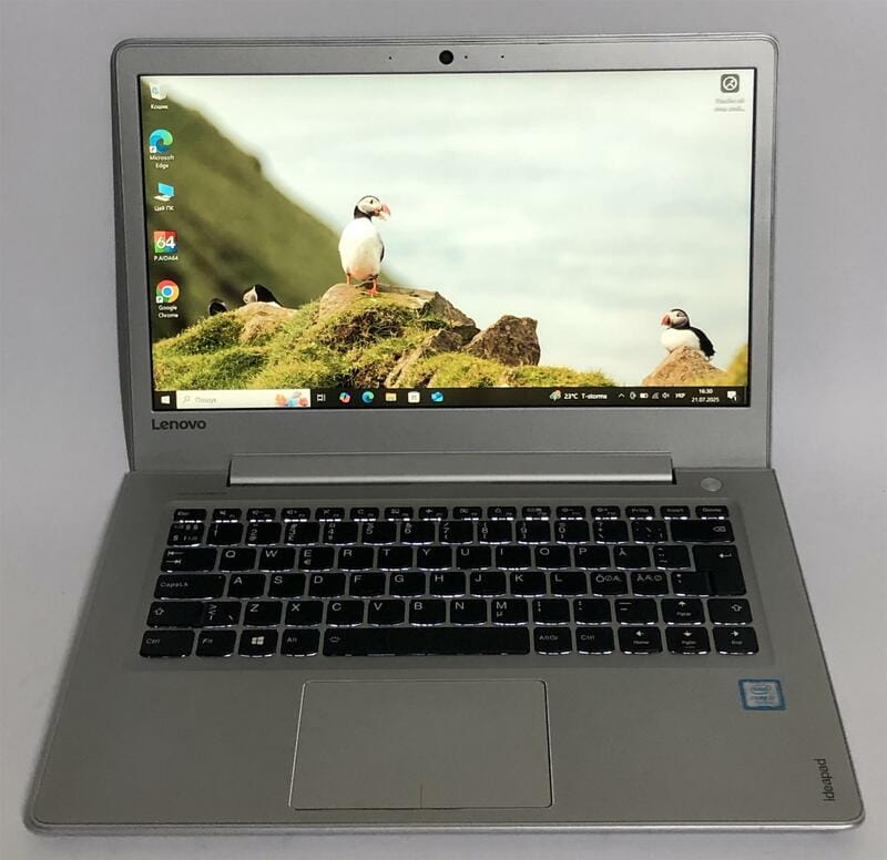 Ноутбук Lenovo Ideapad 510S-13IKB / 13.3" FullHD IPS / i7-7500U / 8GB / 128GB SSD / Win10Pro / Backlight - Б/у