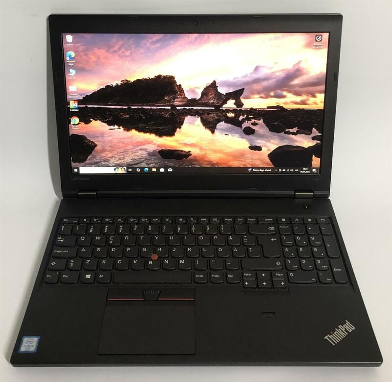 Ноутбук Lenovo ThinkPad L560 / 15.6" FullHD IPS / i5-6200U / 8GB / 256GB SSD / Win10Pro / сканер отпечатка - Б/у