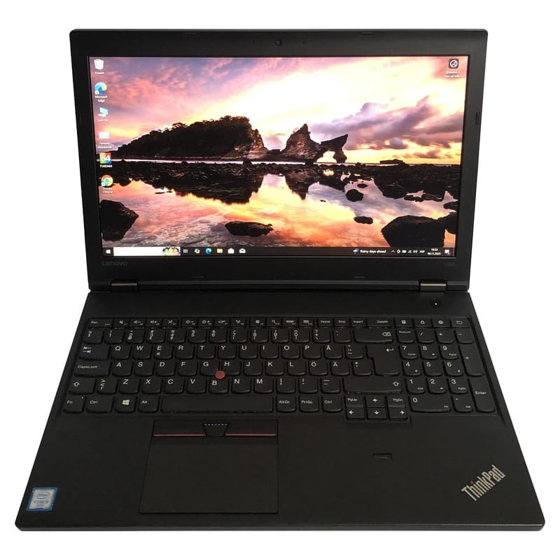 Ноутбук Lenovo ThinkPad L560 / 15.6" FullHD IPS / i5-6200U / 8GB / 256GB SSD / Win10Pro / сканер отпечатка - Б/у