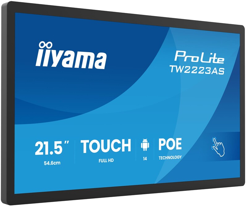 Монітор Iiyama 21.5" ProLite TW2223AS-B3P IPS Black