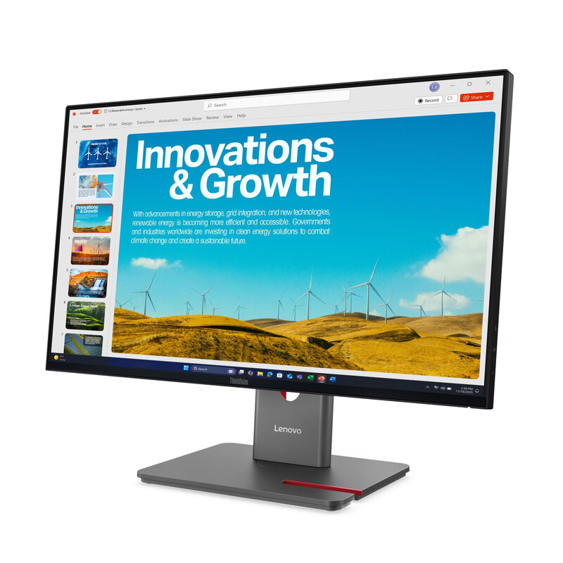 Монитор Lenovo 23.8" ThinkVision P24QD-40 (64B1GAT1UA) IPS Black 120Hz