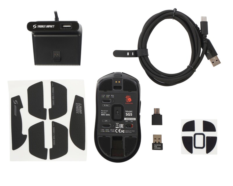 Мышь беспроводная Bloody SG5 Black