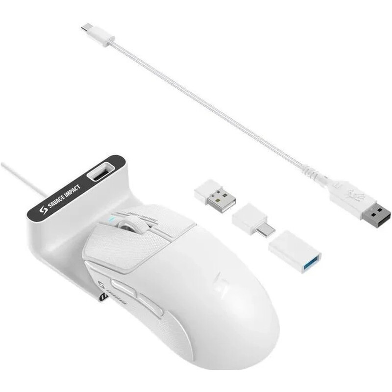 Миша бездротова Bloody SG5 White